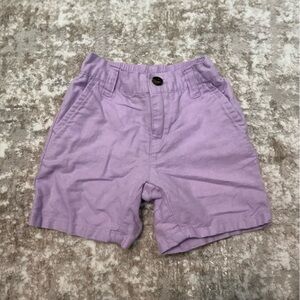 Janie and Jack Linen Blend Lavender Kids Shorts size 6-12M